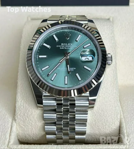 Rolex Datejust 41mm Steel Mint Green Dial Automatic Различни Варианти