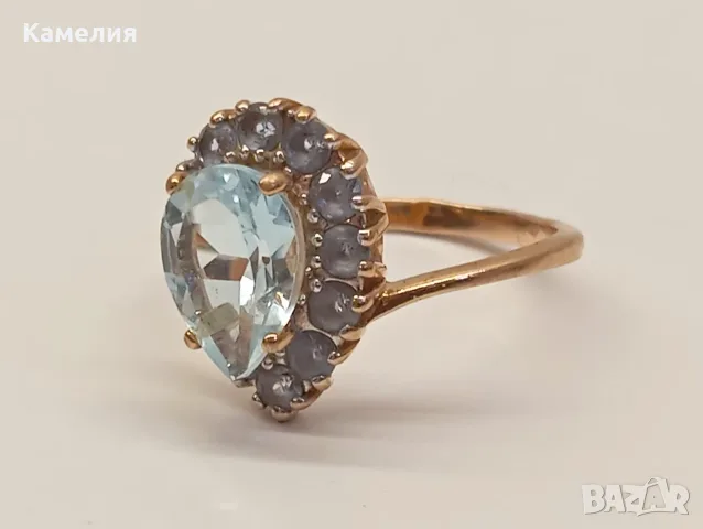 Руско злато. Пръстен , снимка 5 - Пръстени - 56564581