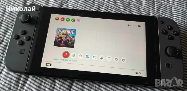Nintendo Switch+ 3 игри + micro SD 128 GB