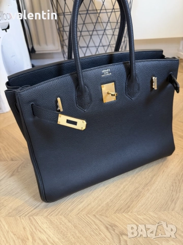 Hermes Birkin Togo 35 cm Черна, снимка 8 - Чанти - 56644997