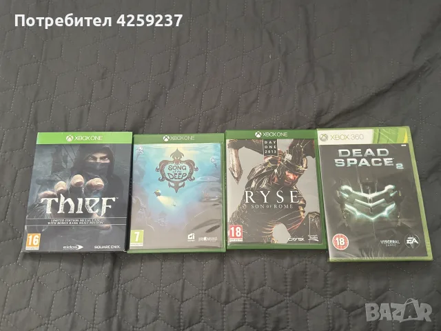 Thief , RYSE , Song of the deep , Dead space xbox xbox one series x 