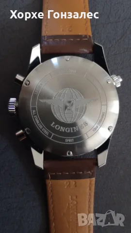 Longines Spirit Chronograph, 42мм, снимка 10 - Мъжки - 56718552