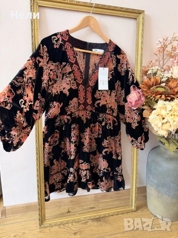 ZARA Нова прекрасна рокля, снимка 5 - Рокли - 56728012