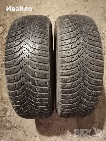 Продавам 2 броя зимни гуми 205.60.16 на 1 сезон дот 2022 KUMHO 