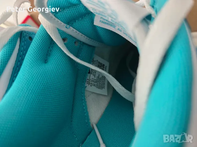 Маратонки Nike Dunk Low Retro White/Cosmic Clay-Dusty Cactus, снимка 11 - Маратонки - 56566049