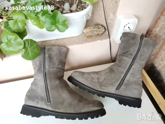 Ботуши Wear light Естествен велур 39н., снимка 11 - Дамски ботуши - 56685558
