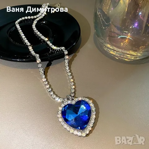 Колие  сърцето на океана , снимка 3 - Колиета, медальони, синджири - 56579156