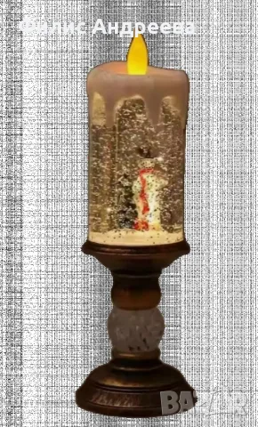 Коледна LED свещ, снимка 2 - Лед осветление - 56554304