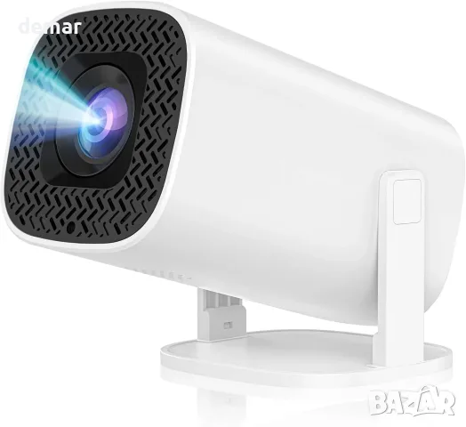Мини проектор с Bluetooth и WiFi 6 за 30–304,8 см, снимка 1 - Плейъри, домашно кино, прожектори - 55933416