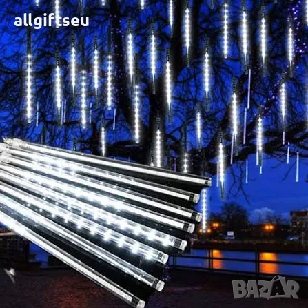 LED Висулки "Падащ сняг" White, снимка 5 - Лед осветление - 56681362