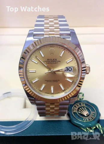 Rolex Datejust 41mm Two Tone Yellow Gold Champagne Dial Automatic Различни Варианти