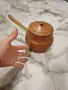 Ретро меден съд с дръжка и капак, снимка 3