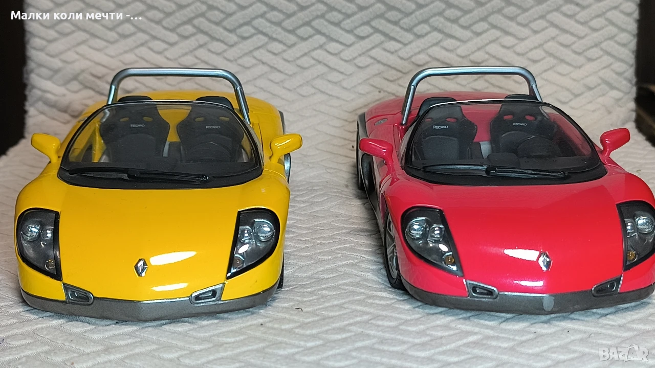 Метални коли Renault Spider , мащаб 1:18, снимка 1