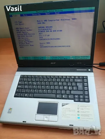Лаптоп ACER Aspire 3000, снимка 2 - Лаптопи за дома - 56717107