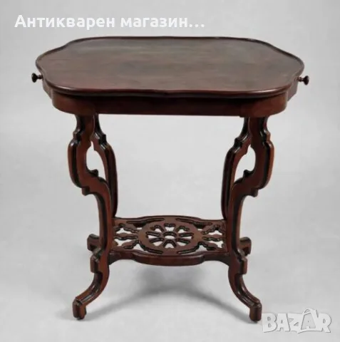 Антикварна, Разтегателна Маса, снимка 2 - Маси - 56579812