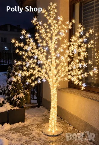 Декоративно дръвче с 1000 led светлини