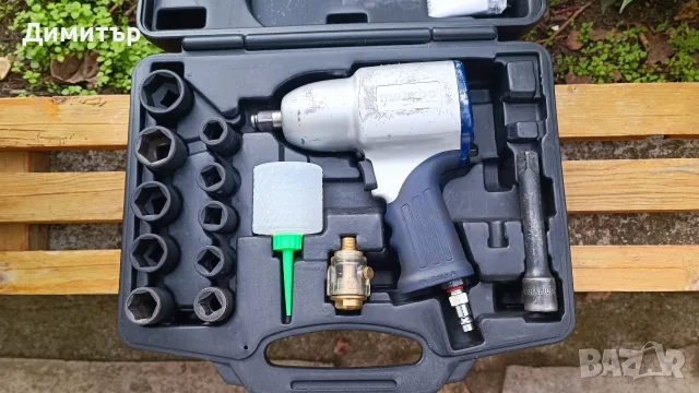 Ударен пневматичен гайковерт Metabo 1/2" SR 1500 Set