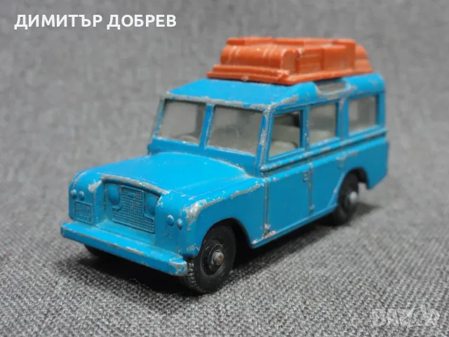 СТАРА РЕТРО МЕТАЛНА КОЛИЧКА LAND ROVER SAFARI MATCHBOX ENGLAND