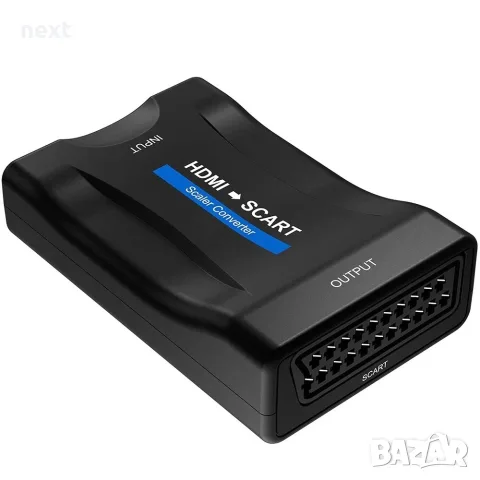 HDMI към SCART конвертор 1080P цифров към аналогов видео и аудио адаптер + Гаранция