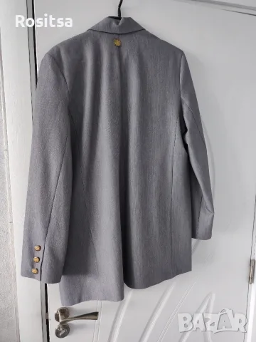 Oversize сиво сако , снимка 2 - Сака - 56569621