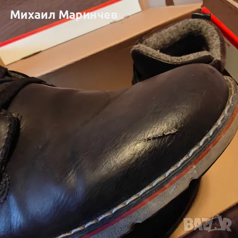 Мъжки кожени боти Матстар, снимка 5 - Мъжки боти - 56554935