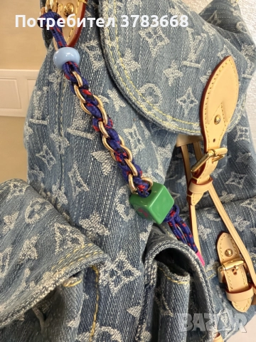 СТИЛНА ДЪНКОВА РАНИЦА В СТИЛ LOUIS VUITTON , снимка 2 - Раници - 56644613