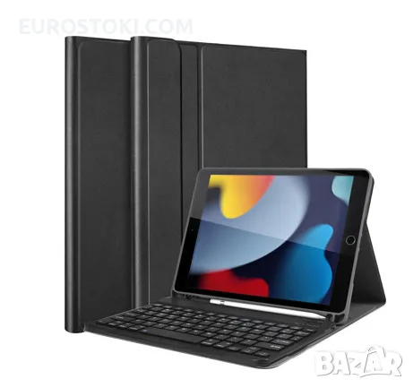 Калъф-клавиатура за iPad 10.2″, калъф за iPad 9gen 2021/ iPad 8gen 2020/ iPad 7gen 2019
