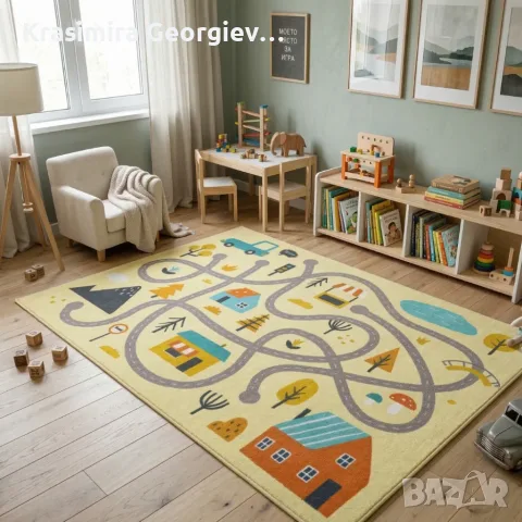 Детски килим за игра 120х160см , снимка 3 - Килими - 56748780