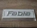 Skoda Fabia надпис стар стил, снимка 1