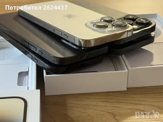 Бартер iPhone 14 Pro 128 256gb black gold 100%, снимка 6 - Apple iPhone - 56576228