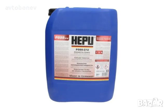 Антифриз-концентрат HEPU® P999 - G12/G30 (червен) - 20L