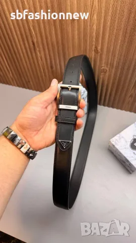 Hermes ❣️ Prada естествена кожа колан, снимка 16 - Колани - 56619427