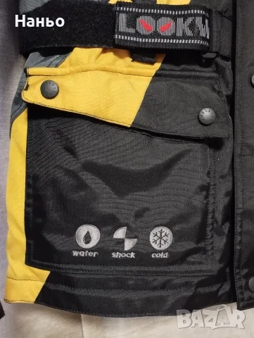 Текстилно яке-LOOKWELL-waterproof! Размер-L, снимка 5 - Мотоциклети и мототехника - 56607157