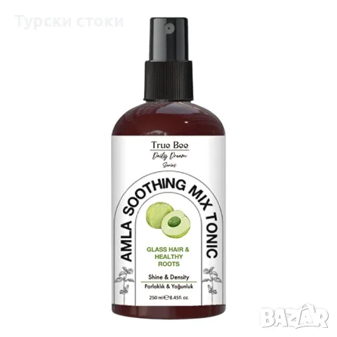True Bee Amila Soothing Mix – тоник с амла за блясък, плътност и здрав вид на корените, 250 мл