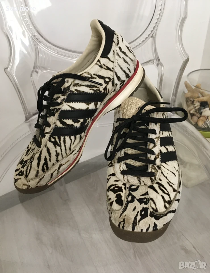 Аdidas Originals SL 72 OG "Zebra Print" (Pony Hair) дамски сникърси 38, снимка 1