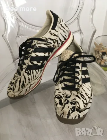 Аdidas Originals SL 72 OG "Zebra Print" (Pony Hair) дамски сникърси 38, снимка 1