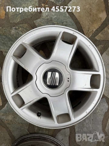 Алуминиеви джанти Сеат Леон 15”, снимка 5 - Гуми и джанти - 56570826