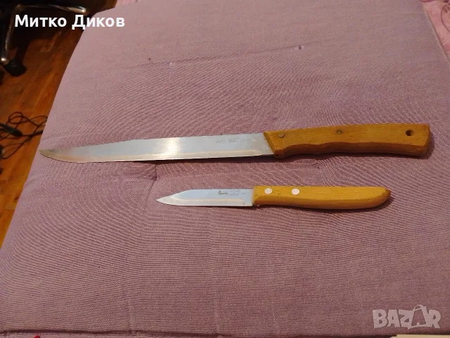 два руски ножа нови винтидж 345х 225 мм острие и 175х80 мм острие малкия