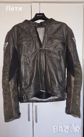 Кожено мото яке DAINESE STRIPES N - кафяво 