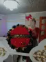 вечен букет от 99 рози с надпис , снимка 2