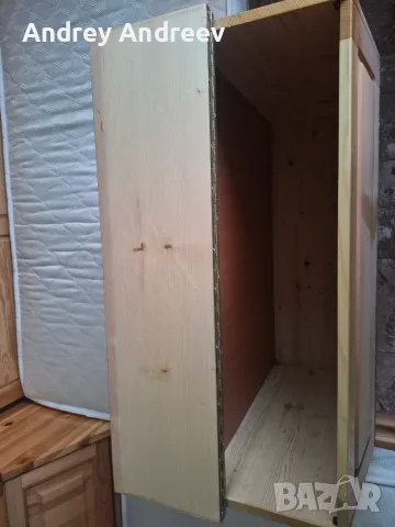 Легла от естествено дърво (чам) с 2 ракли, снимка 4 - Спални и легла - 56570658