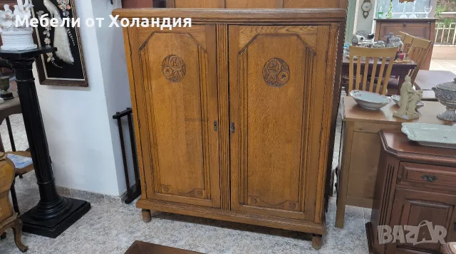 Среден дъбов шкаф