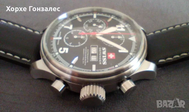 Swiss Defender Chronograph ETA7750, снимка 4 - Мъжки - 56719048