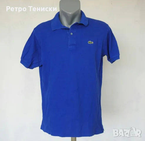Тениска • Short Sleeve #100 • Lacoste • синьо • размер L • Мъже