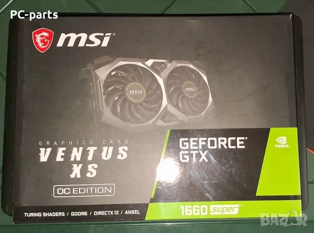 MSI Nvidia gtx 1660 super, снимка 8 - Видеокарти - 56598806