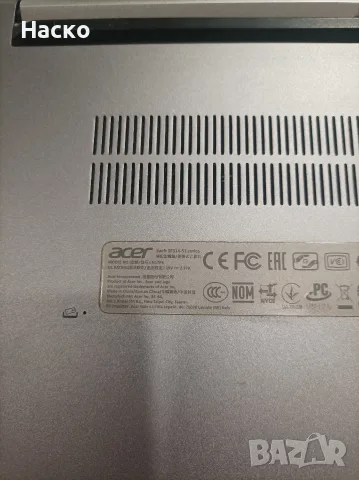 Лаптоп Acer Sf314-52 , за части, снимка 6 - Лаптопи за дома - 56686236