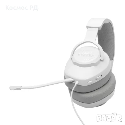 Гейминг слушалки JBL - Quantum 100M2, бели с кабел, снимка 5 - Слушалки за компютър - 56649533