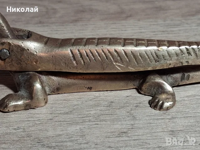 Стара Лешникотрошачка Крокодил, снимка 3 - Антикварни и старинни предмети - 56729114