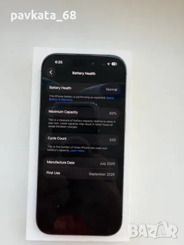 Iphone 17 BLACK 256GB , снимка 3 - Apple iPhone - 56583254