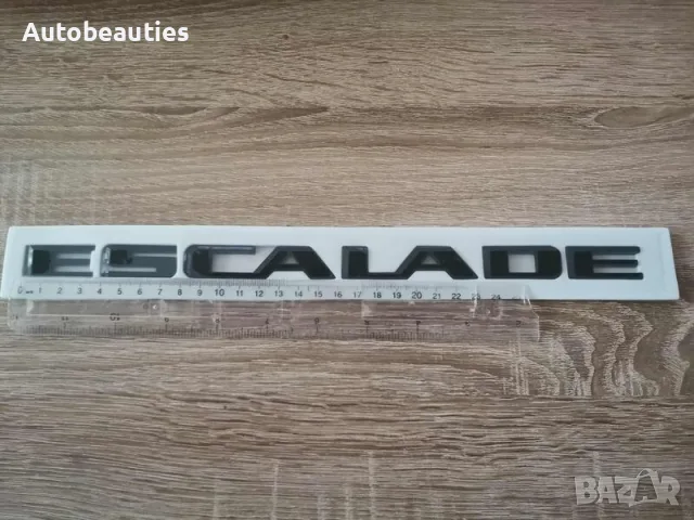 надпис черен гланц Cadillac Escalade, снимка 5 - Аксесоари и консумативи - 56581080